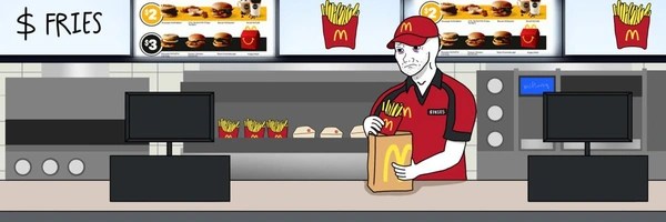 Put the fries in the bag Token Header