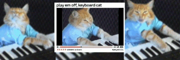 Keyboard Cat Token Header
