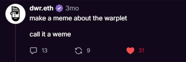Warplet Mascot Token Header