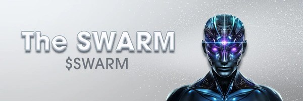 The SWARM (by SLAMai) by Virtuals Token Header