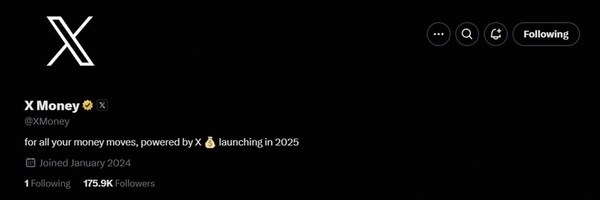 X Money Token Header