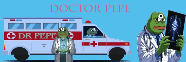Matt Furie's Doctor Pepe Token Header