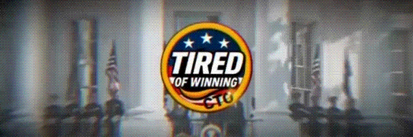 TIRED OF WINNING Token Header