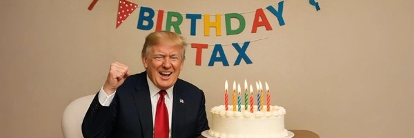 Birthday Tax Token Header