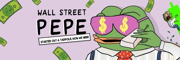 Wall Street Pepe Token Header