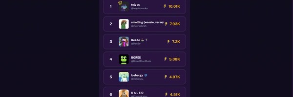 KLOUT of toly 🇺🇸 Token Header