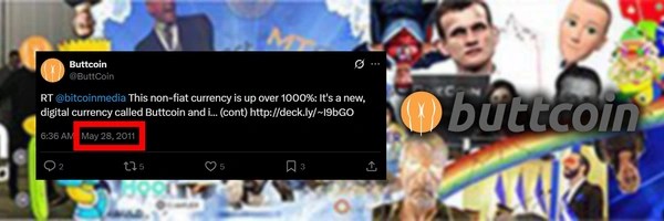 BUTTCOIN 2011 Token Header