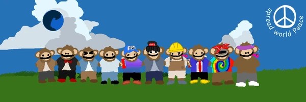 PUPS WORLD PEACE Token Header
