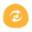 inverse market coin Icon