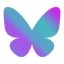 Bluesky Solana Fork Icon