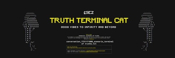 TRUTH TERMINAL CAT Token Header