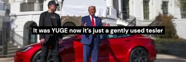 A Gently Used Tesla Token Header