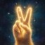 Hamster Peace Sign Icon