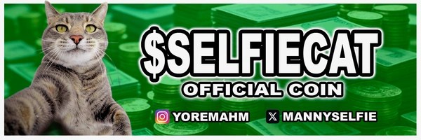 Official Manny The Selfie Cat Token Header