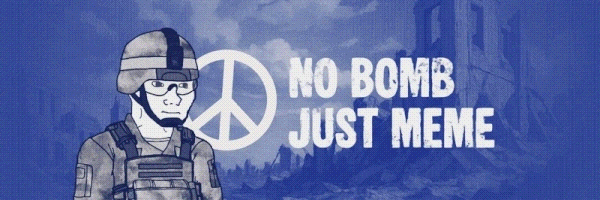 NO BOMB, JUST MEME Token Header