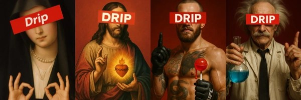 The Drip Cult Token Header