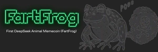 First DeepSeek Animal Memecoin Token Header