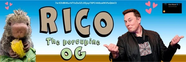 Rico the Porcupine Token Header