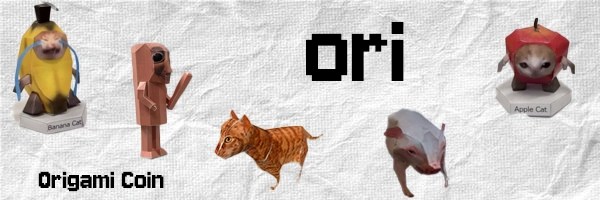 Origami Coin Token Header