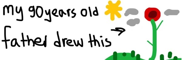 my 90 years old father drew this Token Header