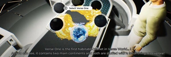 Verse World Planet Token Header