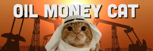 Oil Money Cat Token Header