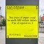 $500M piece of paper Icon