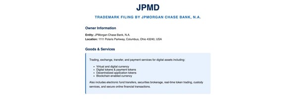 JPMD Token Header