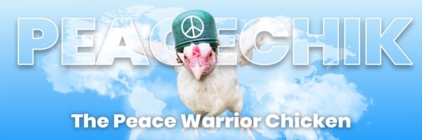 The Peace Warrior Chicken Token Header