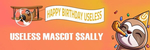 Useless Official Mascot Token Header