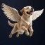 A flying dog Icon