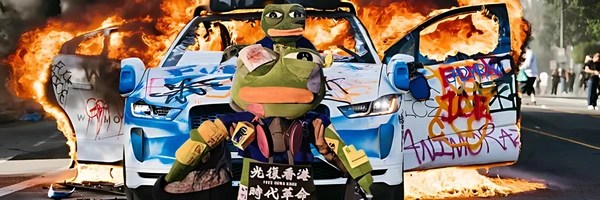 THE LA RIOTS PEPE Token Header