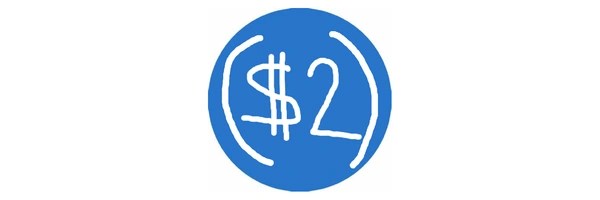 United States Two Dollar Coin Token Header