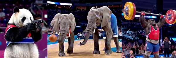 ANIMAL OLYMPICS Token Header