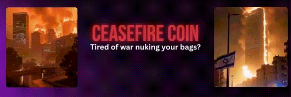 Ceasefire Coin Token Header