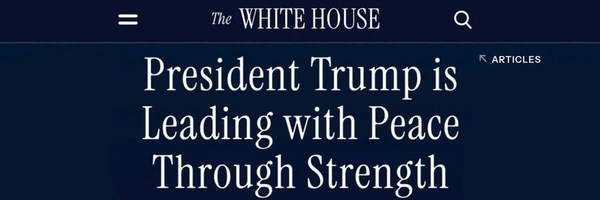 PEACE THROUGH STRENGTH Token Header