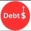 Debt Only Goes Up Icon