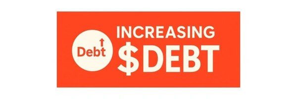 Debt Only Goes Up Token Header
