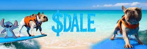 The Surfing Frenchie Token Header