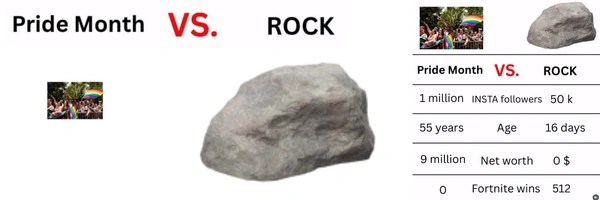 Rock vs. Pride Month Token Header