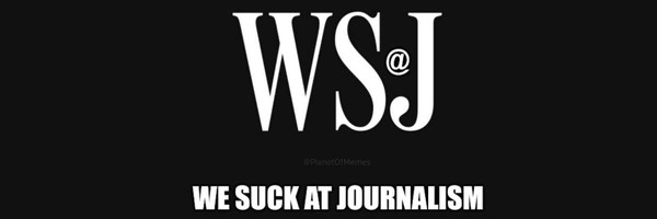 WE SUCK AT JOURNALISM Token Header